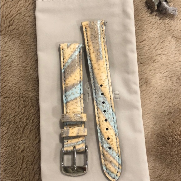 Michele Leather Strap
